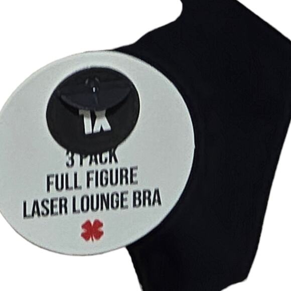 LUCKY BRAND 3pk Active Athletic Lounge Sports Laser‎ Cut bralettes Bras Plus 2X - Picture 4 of 8